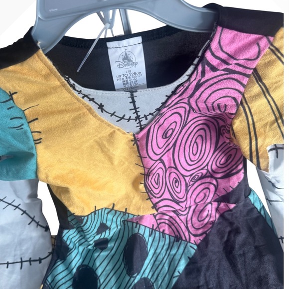 Disney Sally Nightmare Before Christmas Costume Dress Leggings Girls‎ 7/8 - Picture 11 of 11